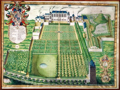 Der Königliche Heilpflanzengarten, 1636 von Frederic Scalberge
